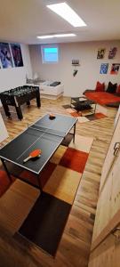 Stolní tenis v ubytování DSW Ferienhaus nebo okolí