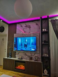 パレにあるParlament- Jahorina-Paleのリビングルーム(テレビ、暖炉付)