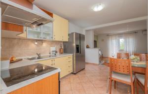 Kuchyň nebo kuchyňský kout v ubytování Three-Bedroom Holiday Home In Vinjani Donji