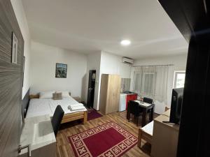 TV a/nebo společenská místnost v ubytování Apartments Agape