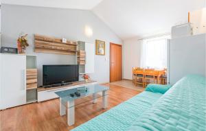 TV a/nebo společenská místnost v ubytování One-Bedroom Holiday Home In Zminj