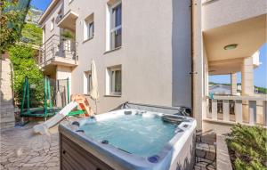 Balkón alebo terasa v ubytovaní Cozy Home In Makarska With Sauna