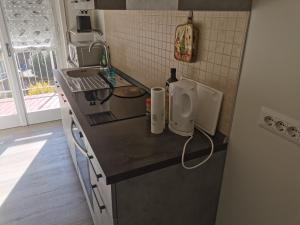 Kuchyň nebo kuchyňský kout v ubytování Apartment in Chiavenna