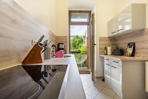 Η κουζίνα ή μικρή κουζίνα στο Zentrumsnahe Wohnung