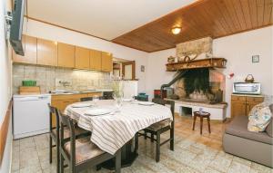 Køkken eller tekøkken på 1 Bedroom Pet Friendly Home In Zagorje