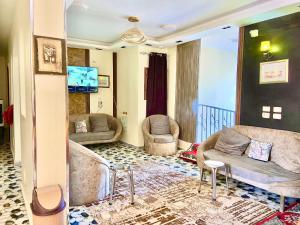 Χώρος καθιστικού στο Summer Land Hotel