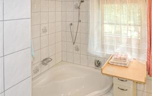 Koupelna v ubytování Haus Rosenheim Ferienwohnung