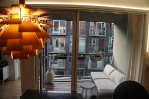 Posezení v ubytování Apartment with canal view