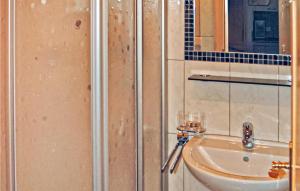 Łazienka w obiekcie Ferienwohnung In Kappl-Paznaun