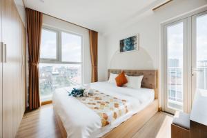 Voodi või voodid majutusasutuse The Euphoria Sophisticated Style - Stay 24h toas