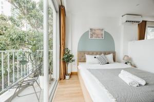 Voodi või voodid majutusasutuse The Euphoria Sophisticated Style - Stay 24h toas