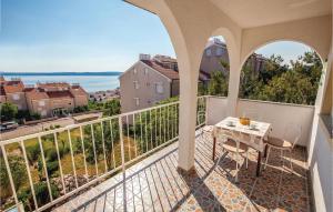 Balkón nebo terasa v ubytování Beautiful Apartment In Novi Vinodolski