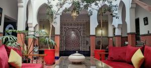 Posezení v ubytování Riad le Voile d'Orient