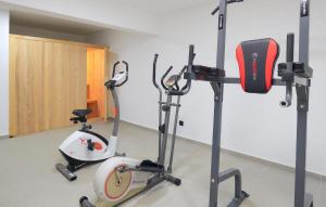 Fitness centrum a/nebo fitness zařízení v ubytování Lovely Home In Makarska With Sauna