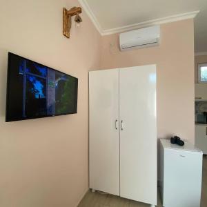 Kuchyň nebo kuchyňský kout v ubytování Guest House Deme