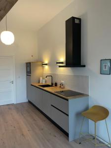 Kuchyň nebo kuchyňský kout v ubytování Loft en Mar - appartement