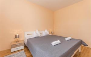 Postel nebo postele na pokoji v ubytování 5 Bedroom Cozy Home In Biograd Na Moru
