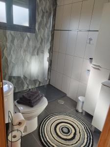 Koupelna v ubytování Lugar del alma