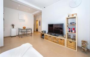 Televízia a/alebo spoločenská miestnosť v ubytovaní Two-Bedroom Apartment In Murter + 15 fotografií