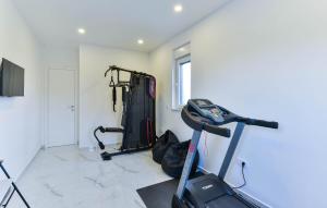 Γυμναστήριο ή/και όργανα γυμναστικής στο Nice Home In Bibinje With Swimming Pool