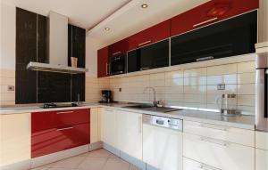 Kuchyňa alebo kuchynka v ubytovaní Awesome Home In Bibinje With Kitchen