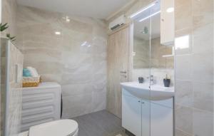 Kúpeľňa v ubytovaní Three-Bedroom Holiday Home In Grubine