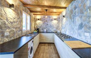 Kuchyňa alebo kuchynka v ubytovaní Awesome Apartment In Smokvica Krmpotska