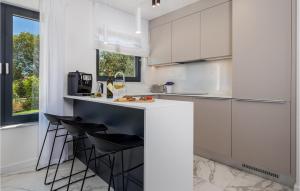 Kuchyň nebo kuchyňský kout v ubytování 3 Bedroom Cozy Apartment In Malinska