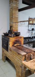 Η κουζίνα ή μικρή κουζίνα στο Sitio Vila Nova +20 φωτογραφίες