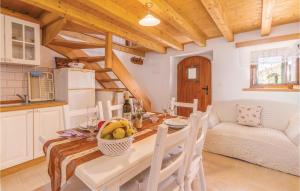 Кухня или мини-кухня в Amazing Home In Lubenice With Wifi
