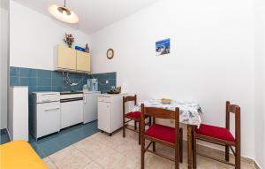 Kuchyňa alebo kuchynka v ubytovaní One-Bedroom Apartment In Seget Donji