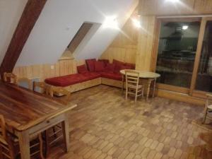 Posezení v ubytování Gîte Le Sappey en Chartreuse