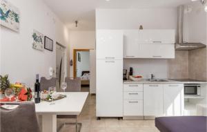 Kuchyňa alebo kuchynka v ubytovaní 1 Bedroom Stunning Apartment In Vrh + 33 fotografií