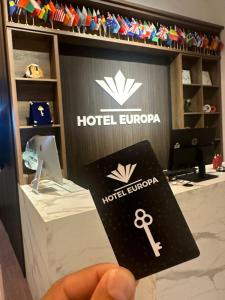 Certifikát, hodnocení, plakát nebo jiný dokument vystavený v ubytování Hotel Europa Prishtina