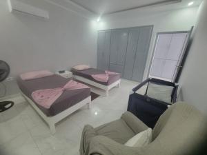 Postel nebo postele na pokoji v ubytování Superbe villa Dawsser avec piscine sans aucun vis à vis + 11 fotografií