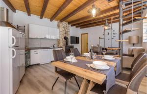 Kuchyň nebo kuchyňský kout v ubytování Nice Home In Novi Vinodolski With Wifi