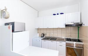 Kuchyň nebo kuchyňský kout v ubytování 1 Bedroom Stunning Apartment In Komarna