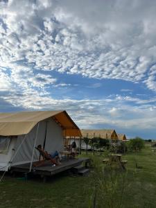 Příroda nedaleko luxury tent
