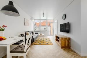 Kuchyňa alebo kuchynka v ubytovaní Cozy apartment in Old Town Warsaw