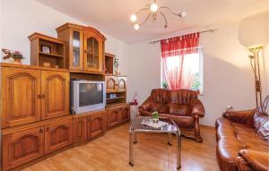 Televízia a/alebo spoločenská miestnosť v ubytovaní Awesome Apartment In Novi Vinodolski