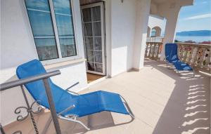 Ein Balkon oder eine Terrasse in der Unterkunft Awesome Apartment In Crikvenica