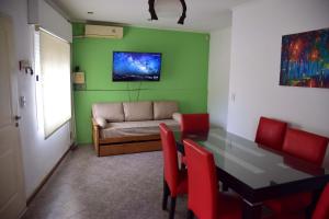 Posezení v ubytování Departamento La Estación de Los Toldos