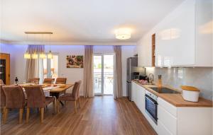 Kuchyň nebo kuchyňský kout v ubytování Pet Friendly Home In Privlaka