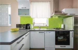 Kuchyň nebo kuchyňský kout v ubytování Holiday Home Presika Cr
