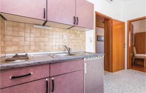 Kuchyň nebo kuchyňský kout v ubytování Lovely Apartment In Kampor With Kitchen
