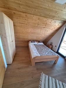 Voodi või voodid majutusasutuse Planinska kuća Vesna toas