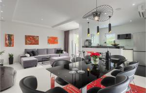 Et opholdsområde på Villa White