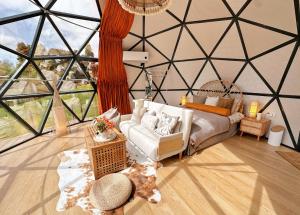 Posezení v ubytování Stellar Glamping Auckland
