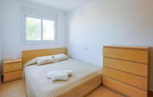 Ένα ή περισσότερα κρεβάτια σε δωμάτιο στο Amazing Apartment In Alhama De Murcia +7 φωτογραφίες