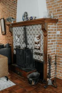 Herberg Erve Kots Logement的休息区